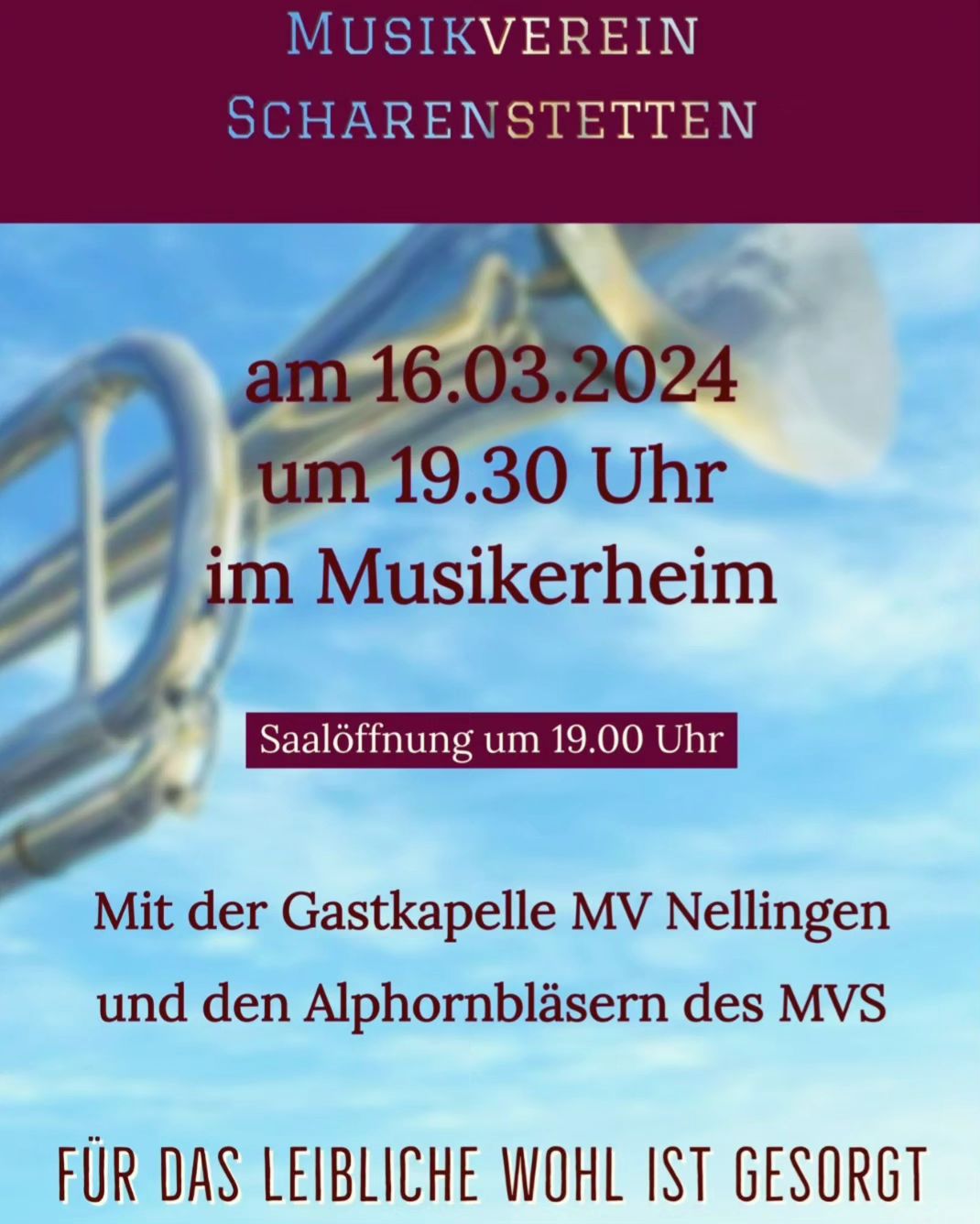 Frühjahrsunterhaltung des Musikverein Scharenstetten #MusikvereinScharenstetten #blasmusik #Albhornbläsern #dorfleben #genussregion #schwäbischealb