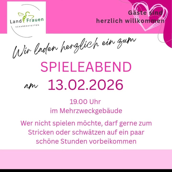 Spieleabend der Landfrauen, Gäste herzlich willkommen #Landfrauen Scharenstetten #dorfleben